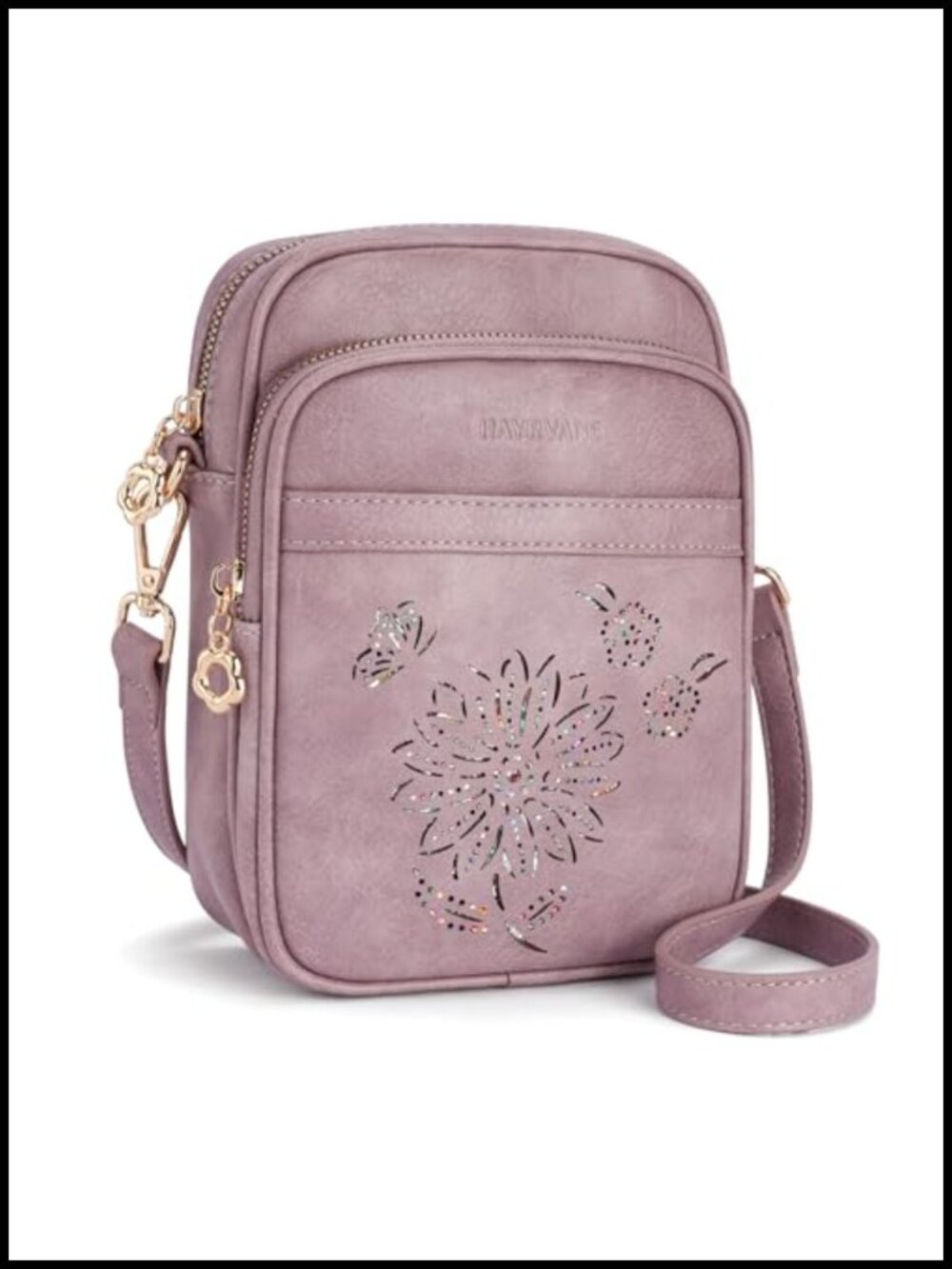 Small Crossbody Bag RFID Phone Purse Card Slots Lightweight Shoulder Bag